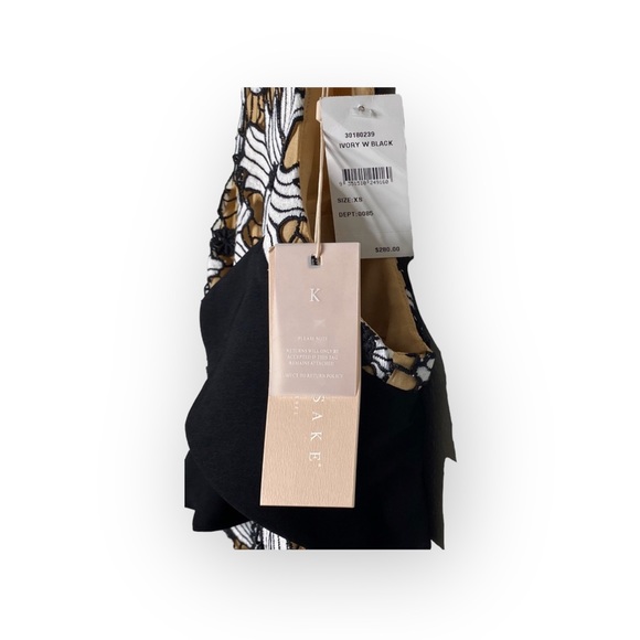 new keepsake the label ༄ Lace Frill Midi Cocktail Dress ༄ Edgy Aussie ༄ XS 00 0 - Picture 9 of 16